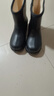 漂步雪地靴女冬季防水棉鞋加绒防滑保暖雨靴一体洗车厨房冷藏工作雨鞋 黑色 39 实拍图