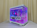酷冷至尊（CoolerMaster）elite 神殿600 白色 ATX海景房机箱  一体曲面玻璃 无立柱/支持360水冷/Type-c  实拍图