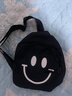 单肩斜挎包新款男女童胸包卡通可爱女孩轻便斜挎包迷你书包 黑色【1个装】 实拍图