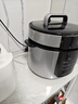 美的（Midea）电压力锅电高压锅高压电饭锅微压电饭煲6升0涂层304不锈钢不粘家用加深双内胆3-12人煲汤炖肉煮饭 【少盐提鲜】0涂层不锈钢 6L 实拍图