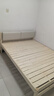 意米之恋实木床双人床软包卧室单人床【包安装】1.5m*2m*40cm高满铺 RB008 实拍图