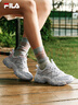 斐乐（FILA）官方猫爪6代女鞋复古运动鞋2025夏季新款舒适厚底鞋休闲鞋 雪白/太空银-SS 36 实拍图