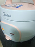 美的（Midea）迷你电饭煲微压 小型家用电饭煲1-2人电饭锅家用1-2-3个人用宿舍萌趣多功能煲汤煮饭煮粥不粘内胆 【机械款】一键快煮 1.6L 黑晶防粘内胆 实拍图