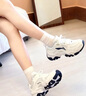 李宁红糖丨运动鞋女鞋复古老爹鞋减震百搭厚底鞋增高休闲鞋 【25年新款】白/银色(128款)-6 36 实拍图