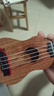 儿童玩具可弹奏尤克里里玩具仿真吉他启蒙益智乐器音乐玩具 桃木色】38厘米尤克里里-送乐谱 实拍图