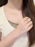 BOEAY钻戒一克拉求婚戒指莫桑钻石女轻奢高级感2026新款七夕情人节礼物 【免费刻字】绾青丝/钻戒礼盒 实拍图