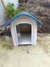华元宠具（hoopet）狗窝室外四季通用狗房子防雨防寒大型犬狗笼防水塑料冬天户外狗屋 狗屋中号【有窗有门】30斤内宠物 中号30斤/大号60斤内(现货速发) 实拍图