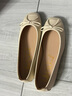 热风（Hotwind）【商场同款】浅口单鞋女春季新款法式温柔时尚舒适平底一脚蹬女鞋 03米色 35 实拍图