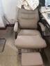 顾全C533家用老板椅舒适久坐办公椅电脑椅可躺工学椅子环保真皮座椅 浅咖 超纤皮 弓形脚（高性价比) 实拍图
