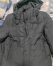 雪中飞鹅绒羽绒服男士短款脱卸帽加厚保暖休闲商务秋冬外套男装195 实拍图