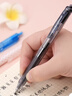 派通（Pentel）【热门商品】BLN105按动蓝色中性笔高颜值0.5mm签字笔商务学生速干水笔水性笔文具 蓝杆蓝芯单支装 实拍图