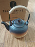 唯古煮茶壶陶瓷烧水壶单个复古大号提梁电热粗陶养生陶壶户外明火白茶 提梁大螺旋壶(1100ml) 实拍图