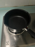 NITORI宜得利家居 家用煮泡面锅牛奶锅一人日式小锅煤气不粘雪平锅 黑色 20cm 20cm 实拍图