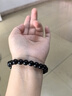 普陀山乌金黑曜石手串男补水事业护身男女情侣手串护身符生日礼物 实拍图