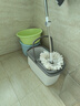 大卫拖把桶拖把杆旋转通用免手洗拖地家用一拖净拖布旋转式墩布 配置共4个拖头 实拍图