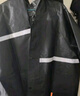 青霄雨衣雨裤套装 牛津布单层单帽檐M 分体式防暴雨劳保服 实拍图