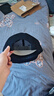 诺芝萌纯色棒球帽子 男女士平沿帽嘻哈街舞鸭舌帽光身平檐帽NM298 黑色 均码 可调节 实拍图