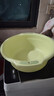 本迪大号加深洗脸盆38cm单个装学生宿舍洗衣加厚塑料盆泡脚盆颜色随机 实拍图
