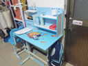 优衡 儿童学习桌小学生书桌6-18岁写字桌升降家用写字桌椅套装ETZY-03 80桌宽+追脊座椅/学霸蓝-顶配版 实拍图