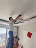 佑家（YOUKAIN） 餐厅隐形扇现代简约卧室变频吊扇灯北欧儿童房静音风扇灯 36寸变频52wLED 不含安装 实拍图