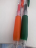 斑马牌（ZEBRA）JJ15 按动中性笔 签字笔 0.5mm子弹头啫喱笔水笔 学生彩色手账笔 红橙色 实拍图