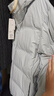 优衣库无缝羽绒连帽外套男装羽绒服保暖休闲夹克470077 02 浅灰色 L /175/100A 实拍图