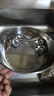 【不锈钢】和面盆厨房烘焙家用火锅盆洗菜打蛋汤锅盆醒面盆料理盆 32cm【热卖款】不锈钢 和面盆 实拍图