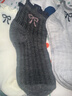 春夏镂空网眼袜子女透气吸汗女短袜百搭薄款女船袜子批发诸暨袜业 直播专享随机一双【花边蝴蝶结】 均码 实拍图