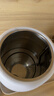 膳魔师（THERMOS）烧水壶电热水壶国家补贴家用开水壶瓶大容量食品级304不锈钢一体自动智能断电水壶烧水家用烧水器 1.7L 【真沸腾】简约经典白 实拍图