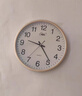 康巴丝（Compas）挂钟客厅 12英寸简约静音客厅石英钟表挂墙时钟 C2866 金色30.5cm 实拍图