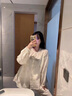 莫代尔棉纱睡衣女春秋季新款长袖甜美高级感圆领纯棉宽松大码家居服套装 #MZQ-9051款 2XL 【126-140】斤 实拍图