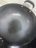 阎铁匠章丘炒锅铁锅 炒菜锅无涂层家用不易粘锅圆底轻便炒勺锻打已开锅 32cm黑锅镜面木把带耳3-5人D 32cm 圆底炒锅 实拍图