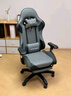 南皇电竞椅游戏椅子电脑椅人体工学椅可躺久坐舒服力学椅宿舍休闲办公 5代按摩款-科技布银月灰-4级气杆-6D扶手乳胶坐垫 155-180度(含) 可旋转可升降扶手 -尼龙脚 实拍图