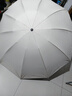 栀臻 雨伞 太阳伞黑胶防晒防紫外线 大号折叠男女士晴雨两用遮阳伞 特大号雨伞-米色约130cm 实拍图