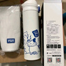 富光儿童保温杯316L不锈钢男女杯子小学生水杯高颜值便携弹跳盖水杯 棠棣同馨+316内胆+皮质杯套 500ml 实拍图