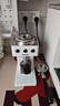 格米莱（GEMILAI）【补贴】双瞳G3145B家用半自动咖啡机意式奶泡机商用咖啡机 3145B绵云白 实拍图