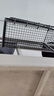 梵俪琳床头置物架床边挂篮免打孔大学生上铺零食架子寝室收纳篮宿舍神器 黑色大号-挂钩款【带配件】 实拍图