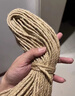 漫生活粗麻绳子园艺捆扎鲜花包装DIY家庭学校晾衣绳6mm长约50米+胶水1捆 实拍图
