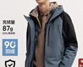 森马（Semir）地理系列羽绒服冬90绒子防风三防两件套三合一101724113203 实拍图