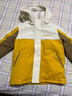 戴维贝拉（DAVE＆BELLA）男童连帽外套男宝宝上衣秋冬装新款童装洋气儿童外衣女童服饰 姜黄色【夹棉加厚款】DB3241555-T 120 cm（建议身高110-120cm） 实拍图