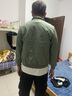 男士外套春秋季新款韩版潮流工装立领大码帅气休闲男装夹克上衣 军绿色 常规 XL 建议120-135斤 实拍图