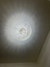 葵兴 客厅吊灯奶油风轻奢水晶灯现代简约大气餐厅卧室灯广东中山灯具 圆形80*30cm【全光谱三色】 实拍图
