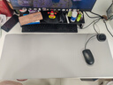 访客（FK）加热鼠标垫暖桌垫加长加大桌面鼠标发热桌垫办公室写作业电热垫 月光灰【60*36】 智能数显丨3档调温 实拍图