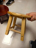 实木小凳子家用客厅茶几凳现代简约圆凳老式小板凳方凳木头凳矮凳 热销【纯实木圆腿餐凳】高45CM 实拍图