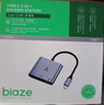 毕亚兹 Type-C转hdmi/USB3.0/PD扩展坞苹果电脑转换器macbook 转接头手机接投影仪显示器拓展坞USB-C分线 实拍图