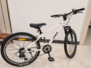京东京造 YC300青少年儿童自行车24英寸禧玛诺7速学生山地车礼物珍珠白 实拍图