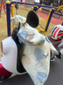 雅迪（yadea）电动车挡风被电瓶车挡风被冬季加厚电瓶车挡风保暖标准款—印花款 实拍图