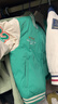 巴拉巴拉巴拉巴拉童装儿童宝宝轻薄羽绒服秋冬男童棒球式外套上衣时尚百搭 绿色调00344-白鸭绒 110 cm充绒量42g 实拍图