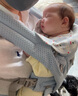 ERGObaby美国二狗背带新生儿breeze全新升级透气系列四式婴儿背带抱娃神器 Omni Deluxe宁静蓝+口水巾 实拍图