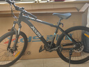 喜德盛（xds）山地自行车黑客350/旭日310 X6铝合金车架21速变速机械碟刹 黑客350 黑银17寸（25款） 实拍图